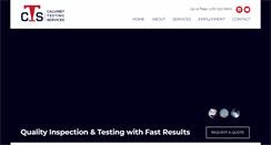 Desktop Screenshot of calumettesting.com